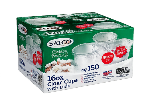 Satco 16oz Containers , QTY 150