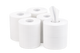 Centre Feed White Rolls 6 Rolls